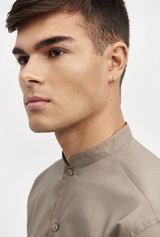 Camisa ML Cuello Mao Hombre colores