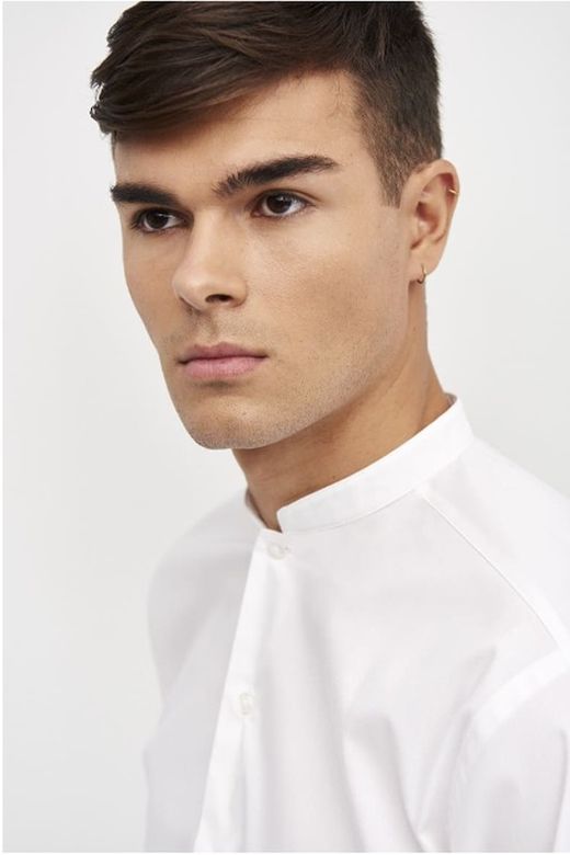 Camisa ML Cuello Mao Hombre colores