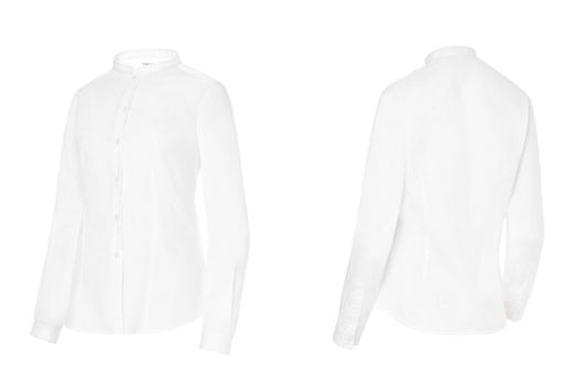 Camisa ML Cuello Mao Mujer colores