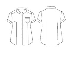 Camisa mujer cuello mao colores