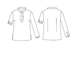 Camisa mujer Flora blanco