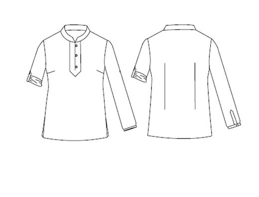 Camisa mujer Flora blanco