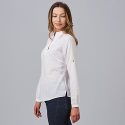 Camisa mujer Flora blanco