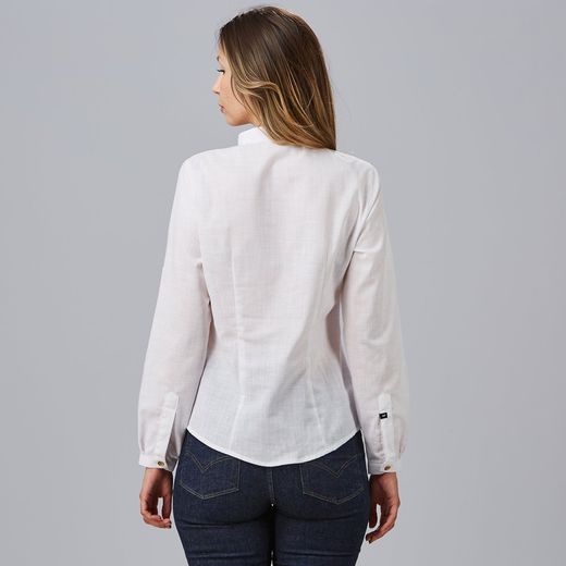 Camisa mujer Flora blanco