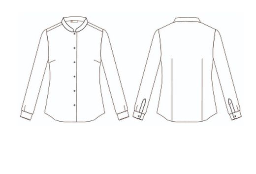 Camisa mujer Giulia blanco o negro