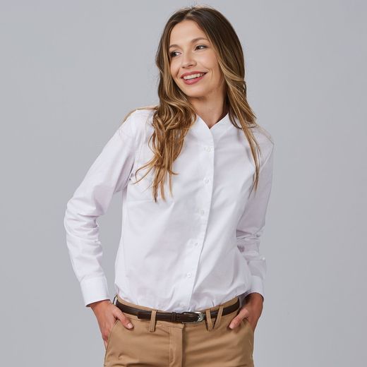 Camisa mujer Serena blanco o celeste