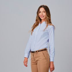 Camisa mujer Serena blanco o celeste