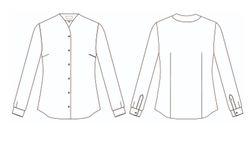 Camisa mujer Serena blanco o celeste