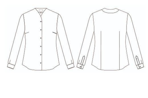 Camisa mujer Serena blanco o celeste