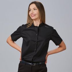 Camisa Mujer Serene Cuello Mao (Elástica)
