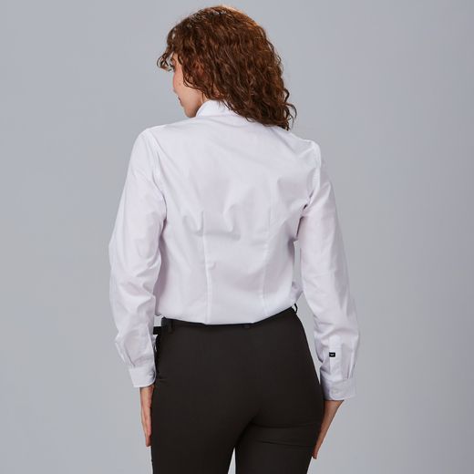 Camisa Mujer Serene Cuello Mao Manga Larga