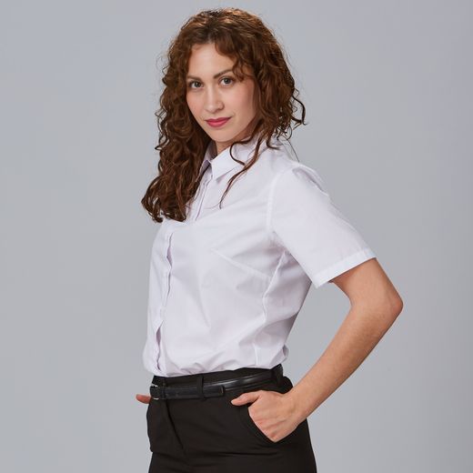 Camisa Mujer Serene Elástica Manga Corta