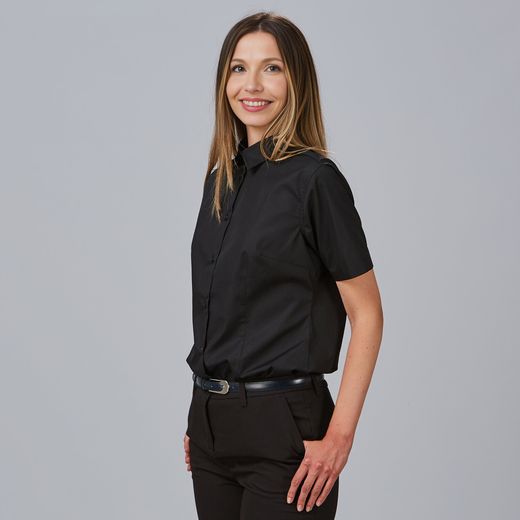 Camisa Mujer Serene Elástica Manga Corta