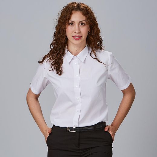 Camisa Mujer Serene Elástica Manga Corta