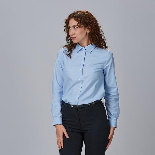 Camisa Mujer Serene Elástica Manga Larga