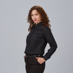 Camisa Mujer Serene Elástica Manga Larga