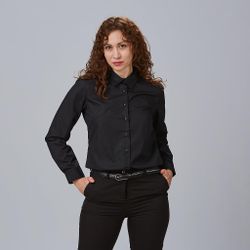 Camisa Mujer Serene Elástica Manga Larga