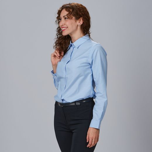 Camisa Mujer Serene Elástica Manga Larga