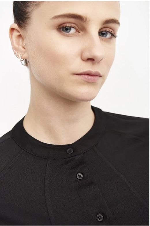 Camisa Punto Mujer negro o blanco