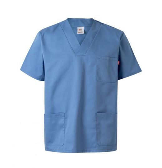 Chemise hygiénique diverses nuances de bleu