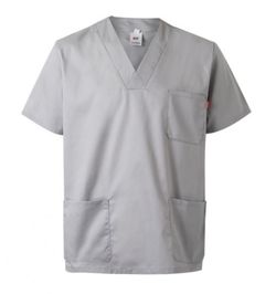 Camisa sanitario blanco, negro o gris