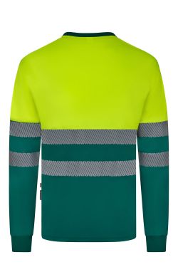 Camiseta algodón bicolor manga larga CS