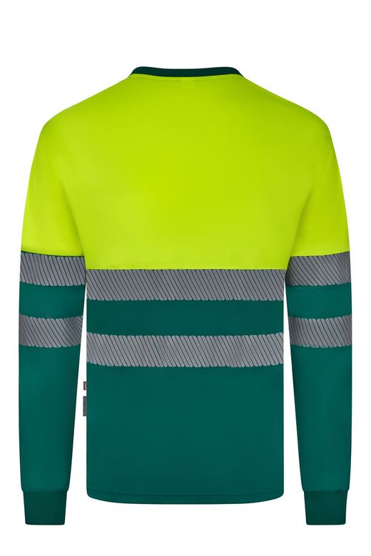 Camiseta algodón bicolor manga larga CS