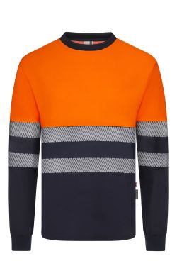 Camiseta algodón bicolor manga larga CS