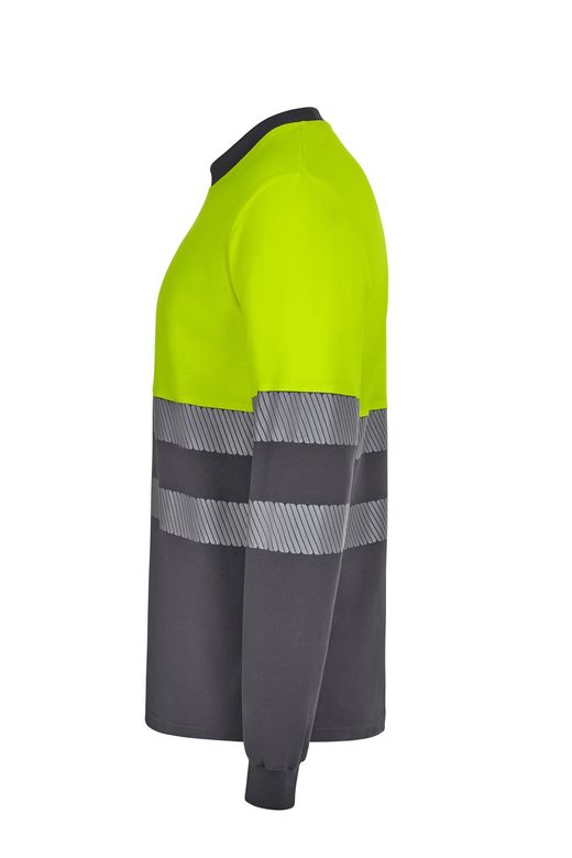 Camiseta algodón bicolor manga larga CS