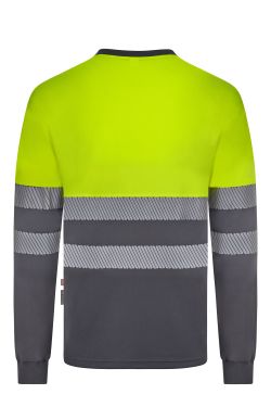 Camiseta algodón bicolor manga larga CS