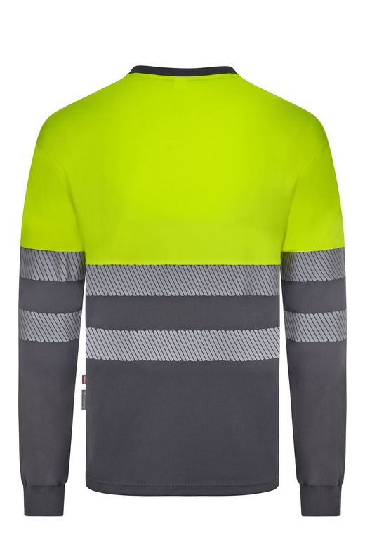 Camiseta algodón bicolor manga larga CS