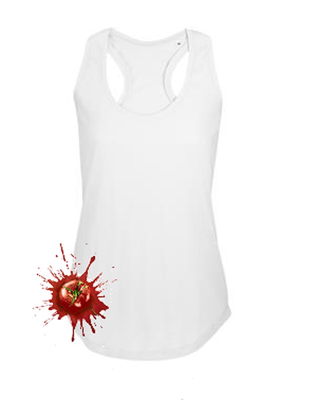 Pásate a ver nuestras novedades! #Camiseta de mujer #Mamatayoe blanca con  espalda nadadora Info y precio aquí