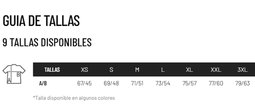 Camiseta Crusader hombre colores