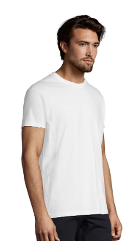 Camiseta de algodón para hombre manga larga varios colores hasta 5XL —  Global Uniformes