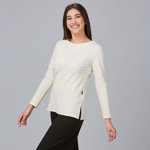 Camiseta mujer antimanchas negro o beige