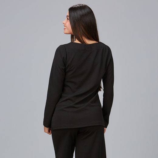 Camiseta mujer antimanchas negro o beige