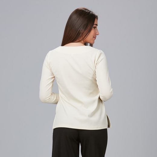 Camiseta mujer antimanchas negro o beige