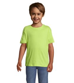 Camiseta básica infantil colores