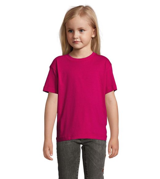 Camiseta básica infantil colores