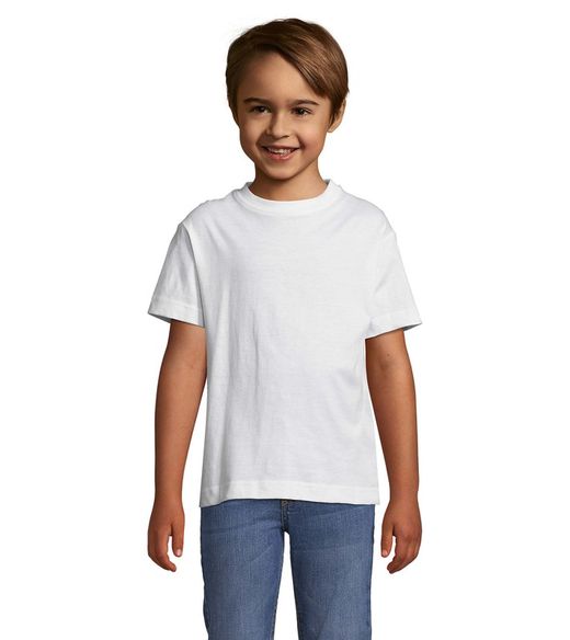 Camiseta básica infantil colores