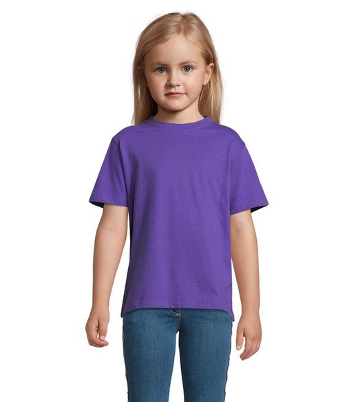Camiseta básica infantil colores