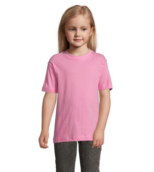 Camiseta básica infantil colores