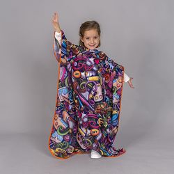 Capas peluquería infantil estampadas
