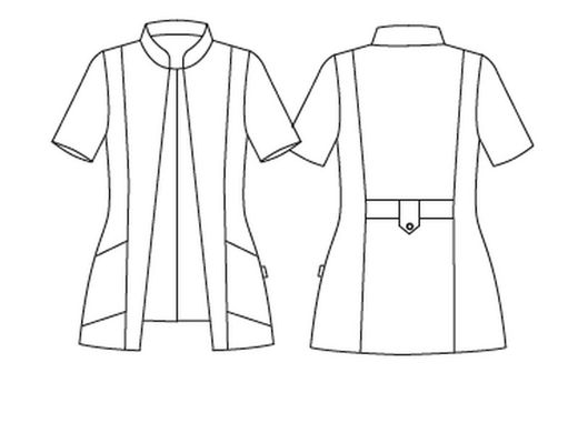 Casaca blanca mujer Nagore