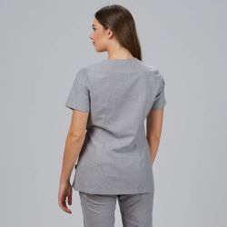 Blusa Mujer Camila (Tejido Oxford y Diseño Cruzado)