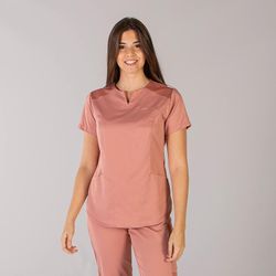 Blusa Mujer Lia Peach (Efecto Piel de Melocotón)