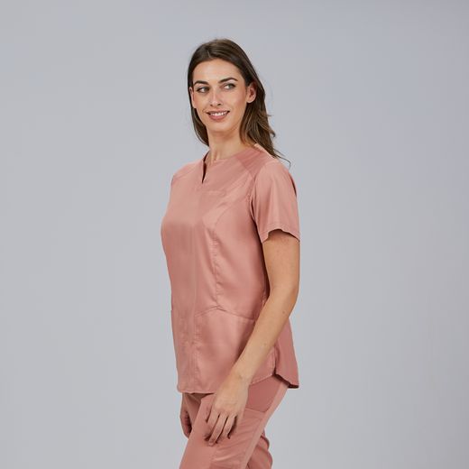 Blusa Mujer Lia Peach (Efecto Piel de Melocotón)
