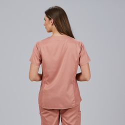 Blusa Mujer Lia Peach (Efecto Piel de Melocotón)