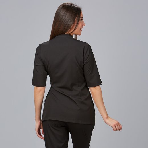 Blusa Mujer Bugula (Diseño Cruzado y Manga 3/4)