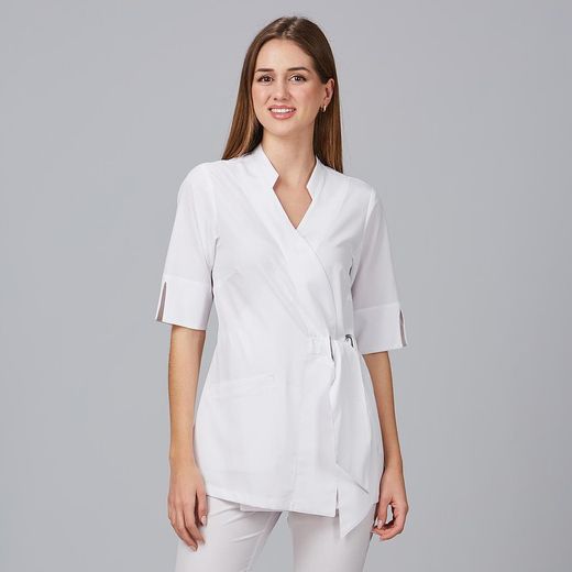 Blusa Mujer Bugula (Diseño Cruzado y Manga 3/4)
